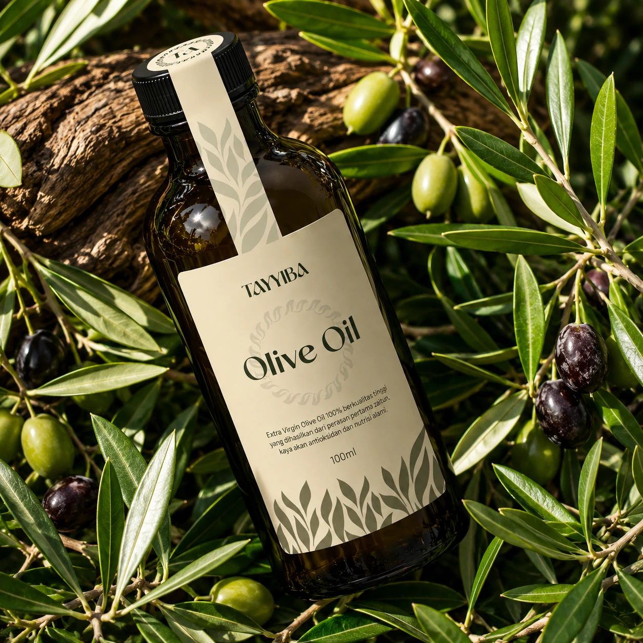 Tayyiba Extra Virgin Olive Oil Bottle